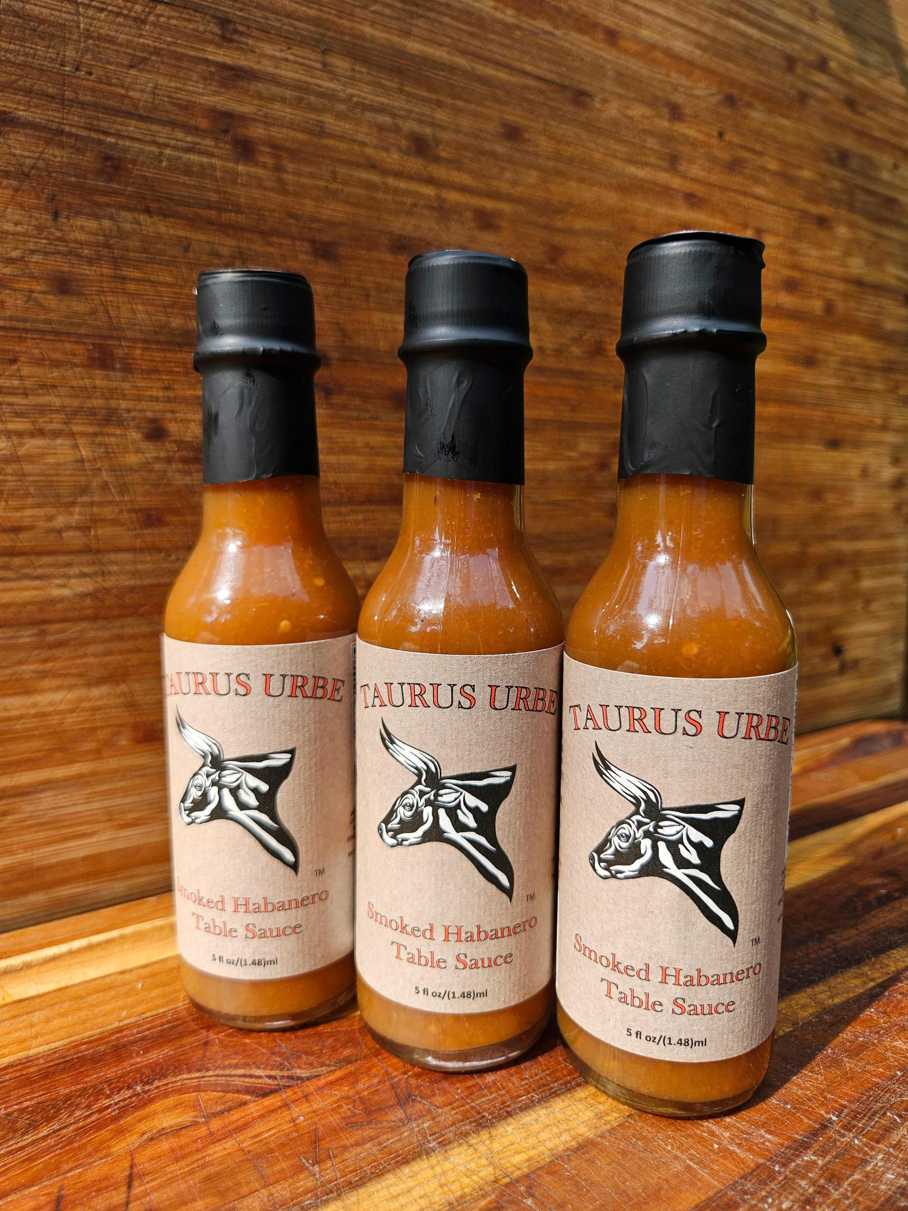 3-pack - Taurus Urbe Smoked Habanero Table Sauce